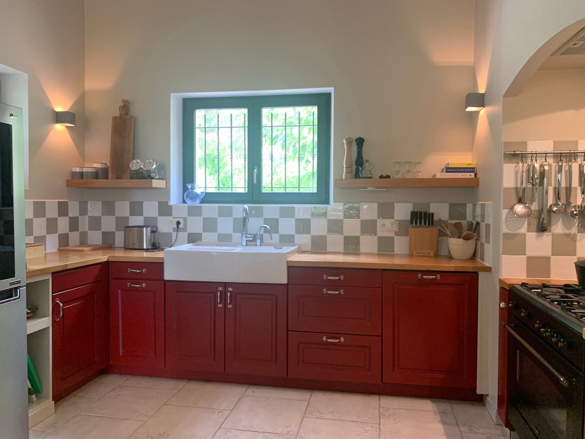 Küche der Villa Lorgues